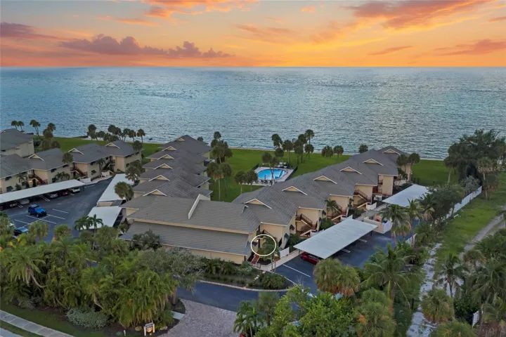 Ground floor end unit with FULL GULF VIEWS