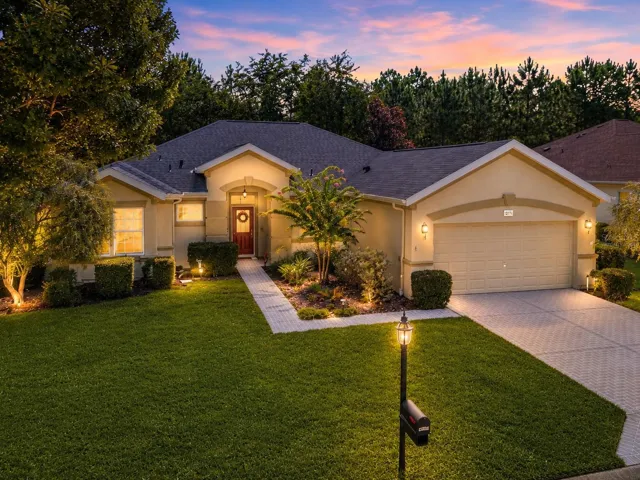 Virtually Staged-Exterior front of home. 2/2 home features no carpet and no rear neighbors.