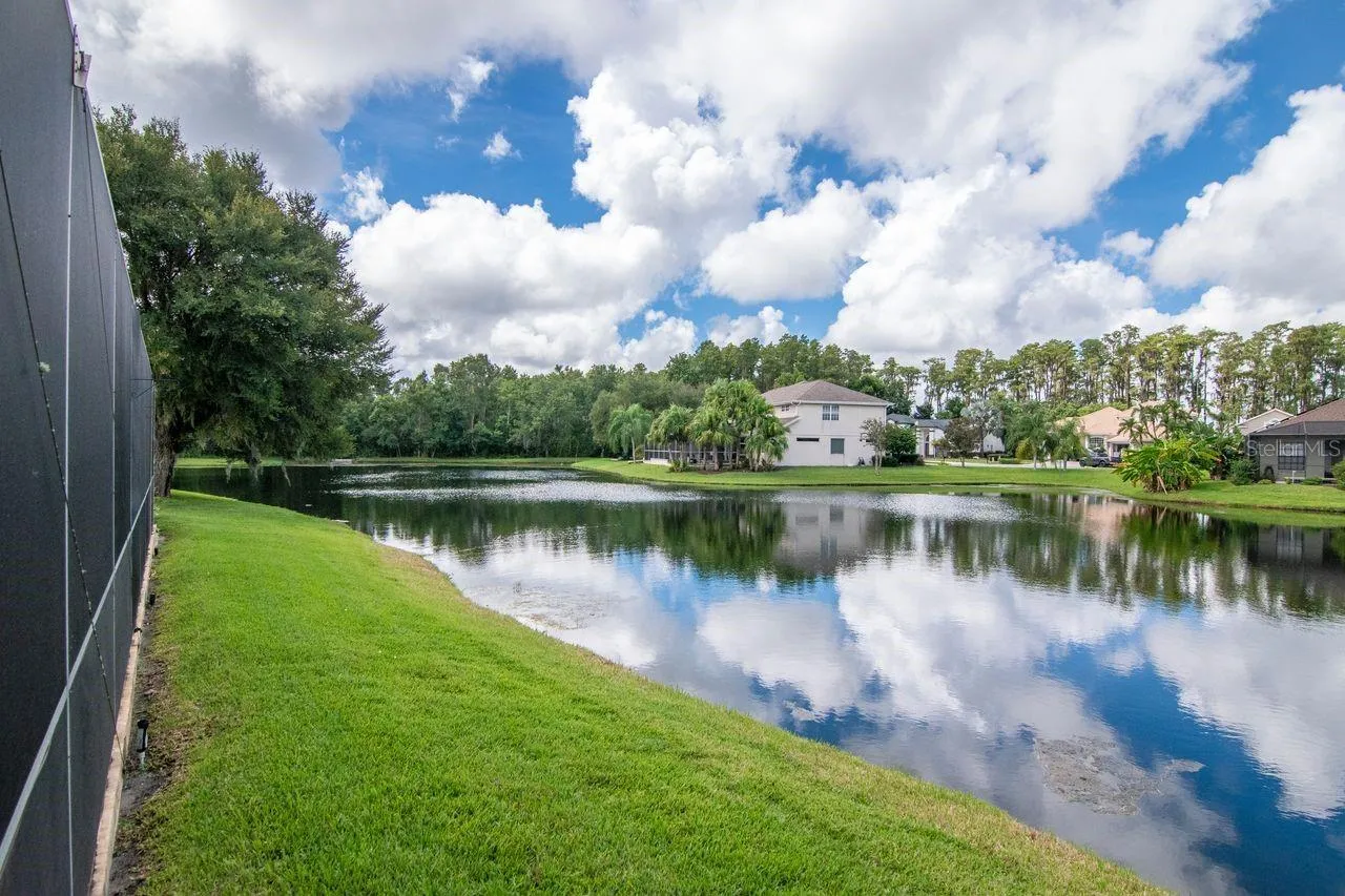 Privacy with approximately 72 ft. of pond frontage