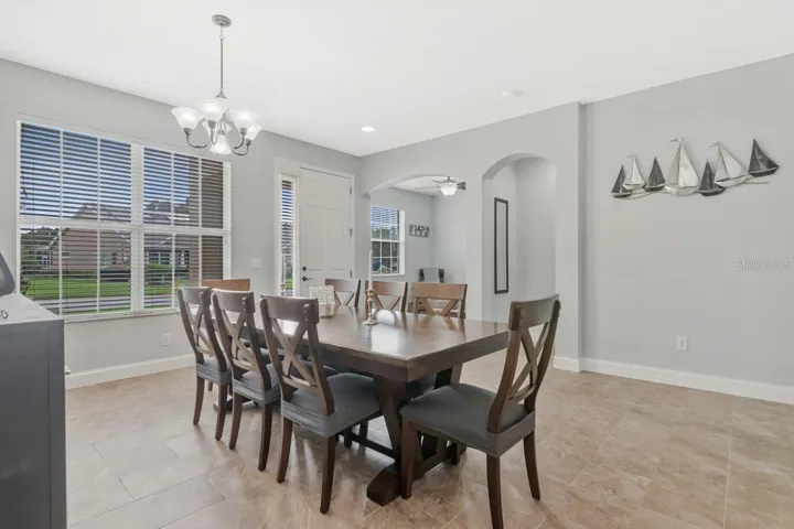 Formal Diningroom with Built In Buffet