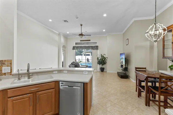 Overlooks Family Room and Pool