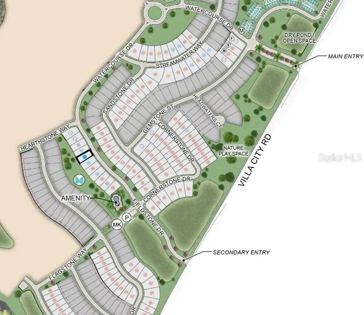 7429 Fieldstone Drive Site Map