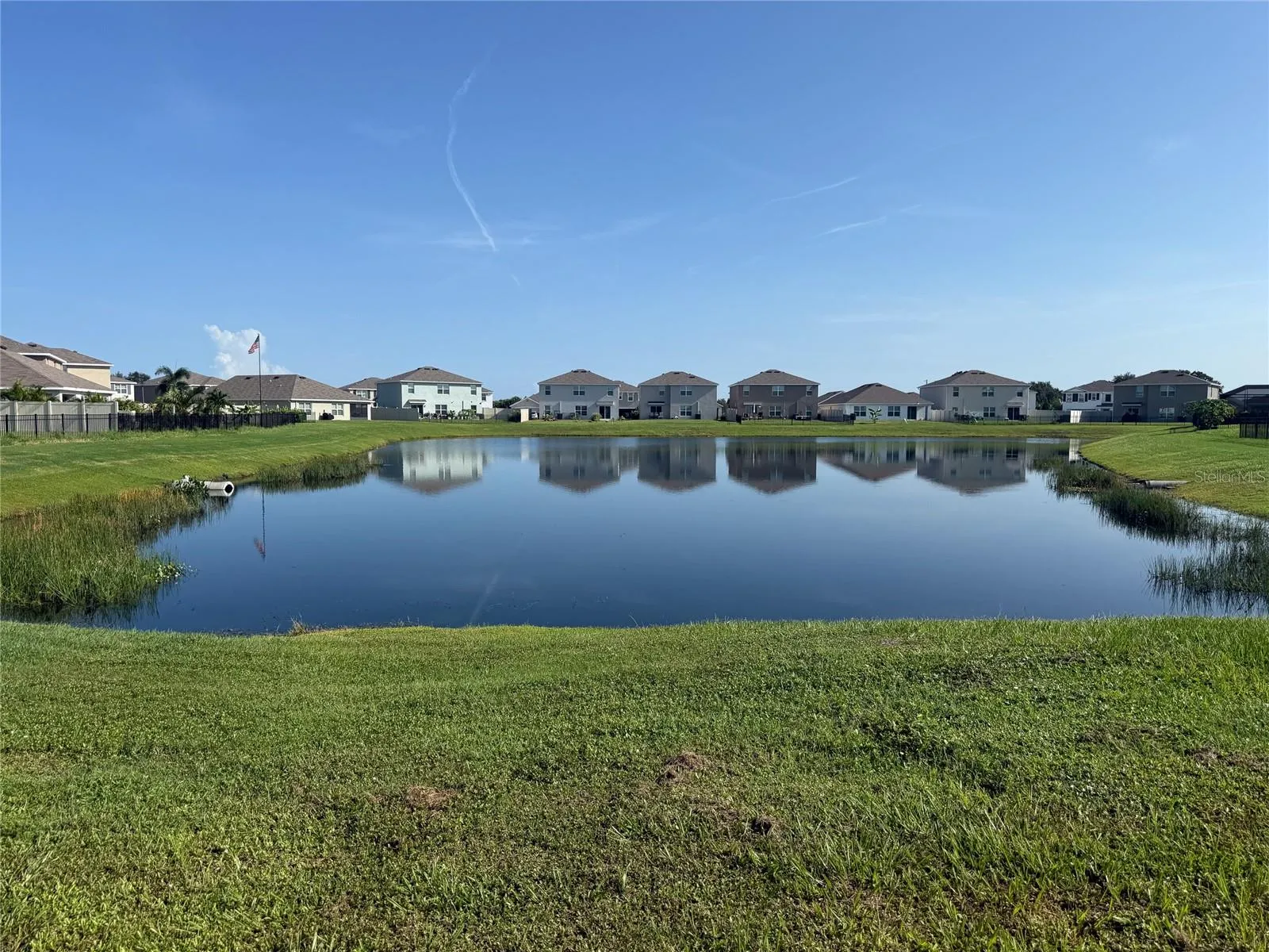 POND VIEW FROM BACKYARD
