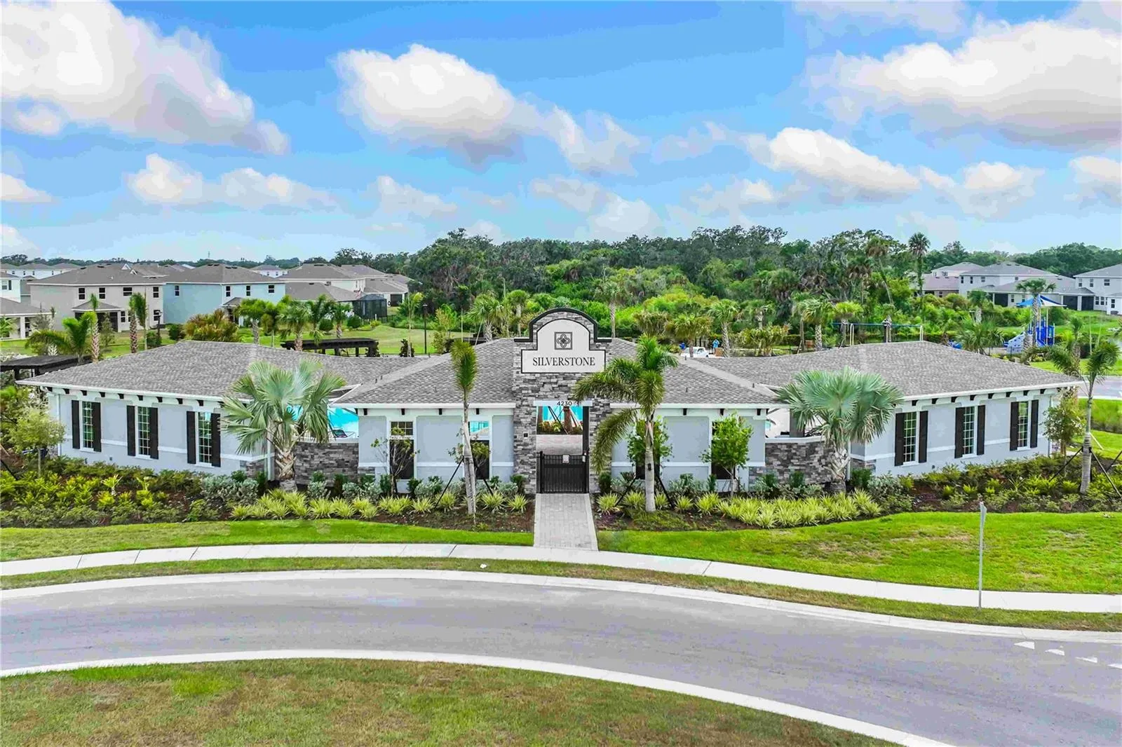 AERIAL VIEW OF CLUBHOUSE