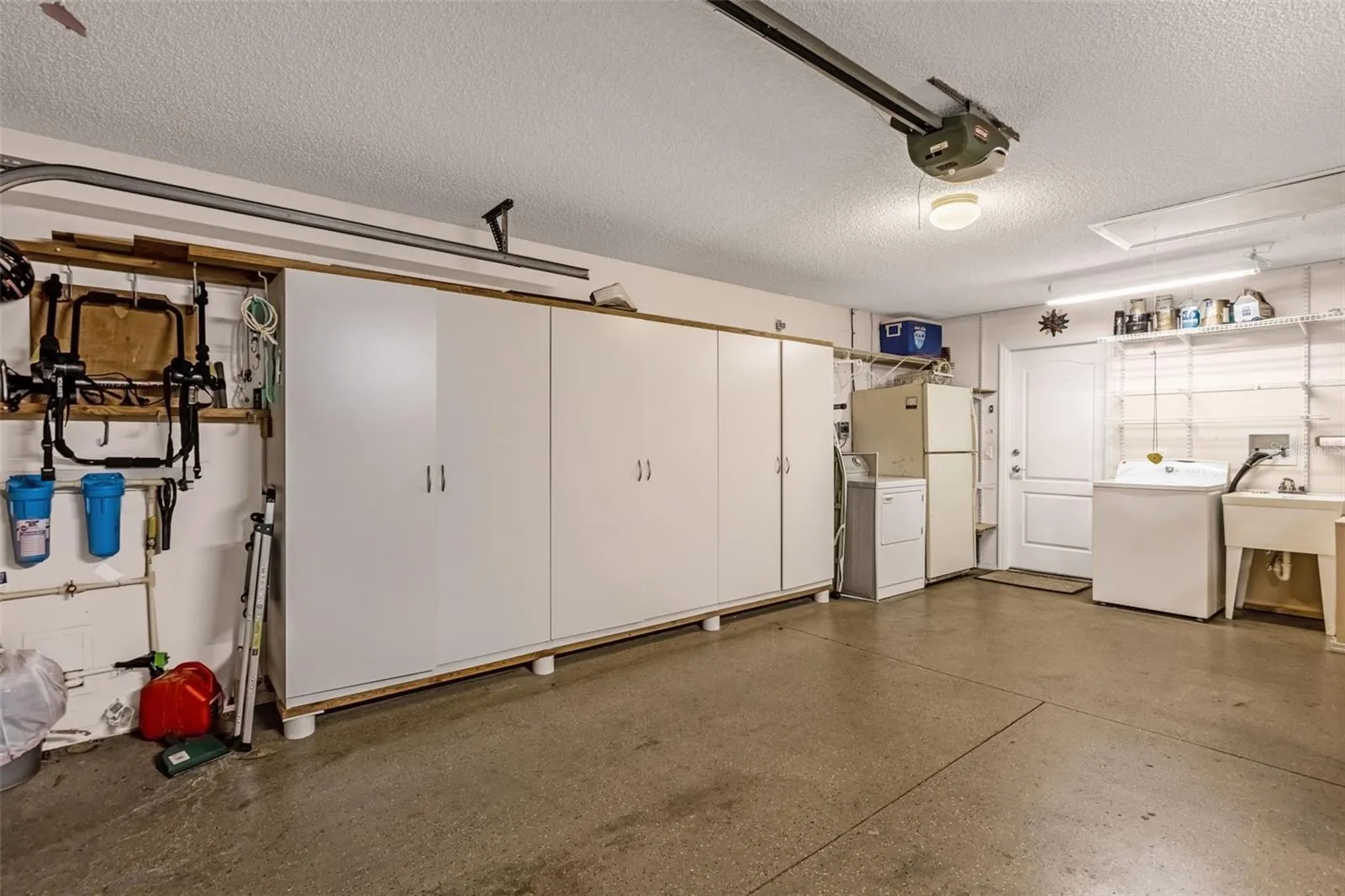Garage with plenty of storage