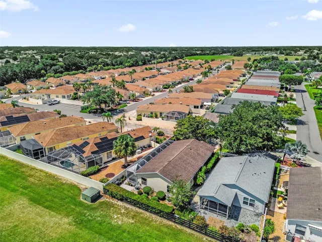 Drone shot showing area