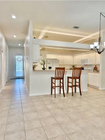 A view looking back towards the front entryway.