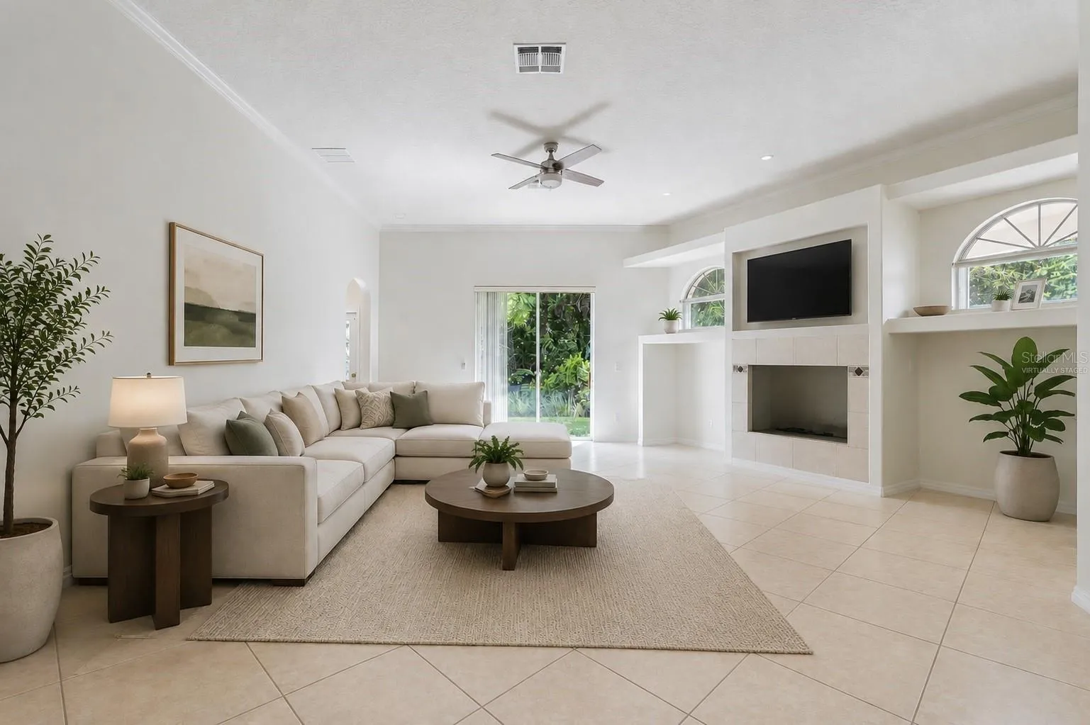 Virtually Staged - Family Room