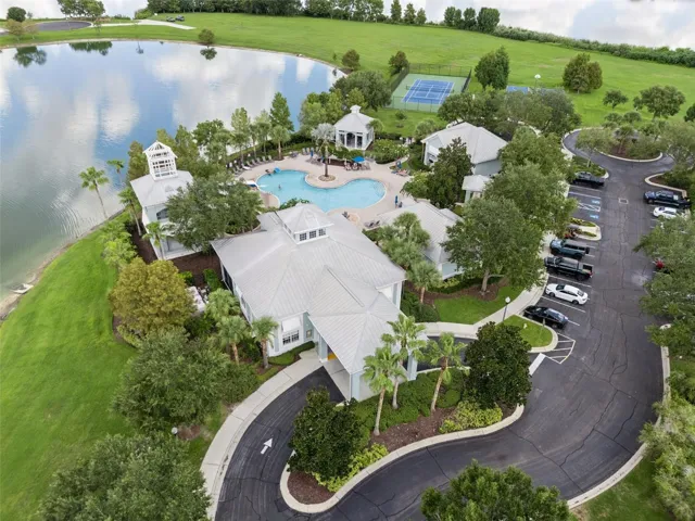Clubhouse, Pool, Gym, Tennis, Pickle ball, and Playground amenities.