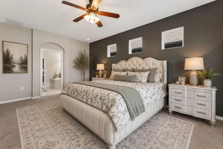 Wake up to views of the lake.