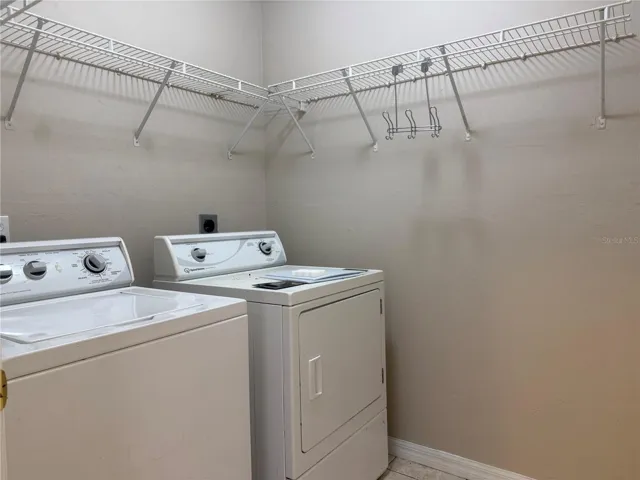 Separate laundry room