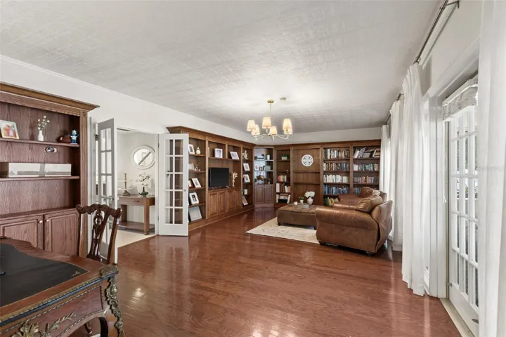 Huge Library with built-in bookcases