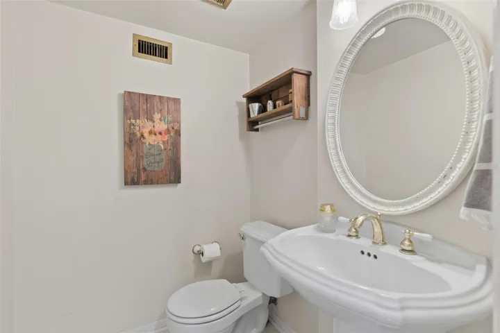 Half bath downstairs