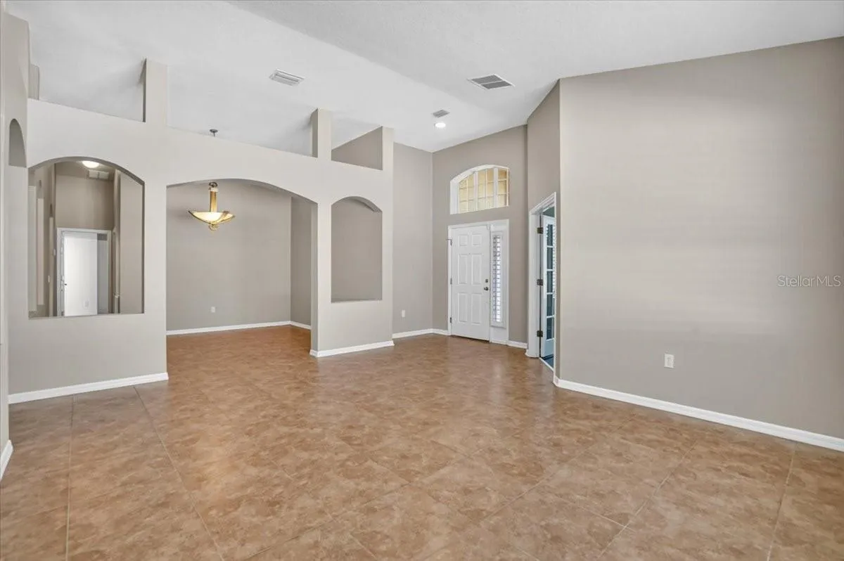 Living room looking towards dining room