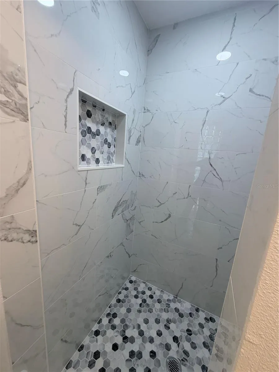 Spacious shower