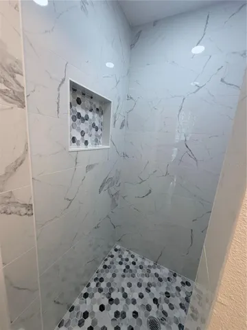 Spacious shower