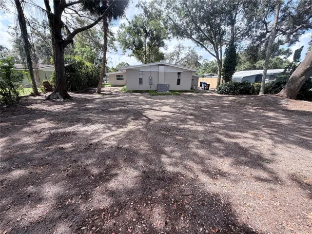 Large yard