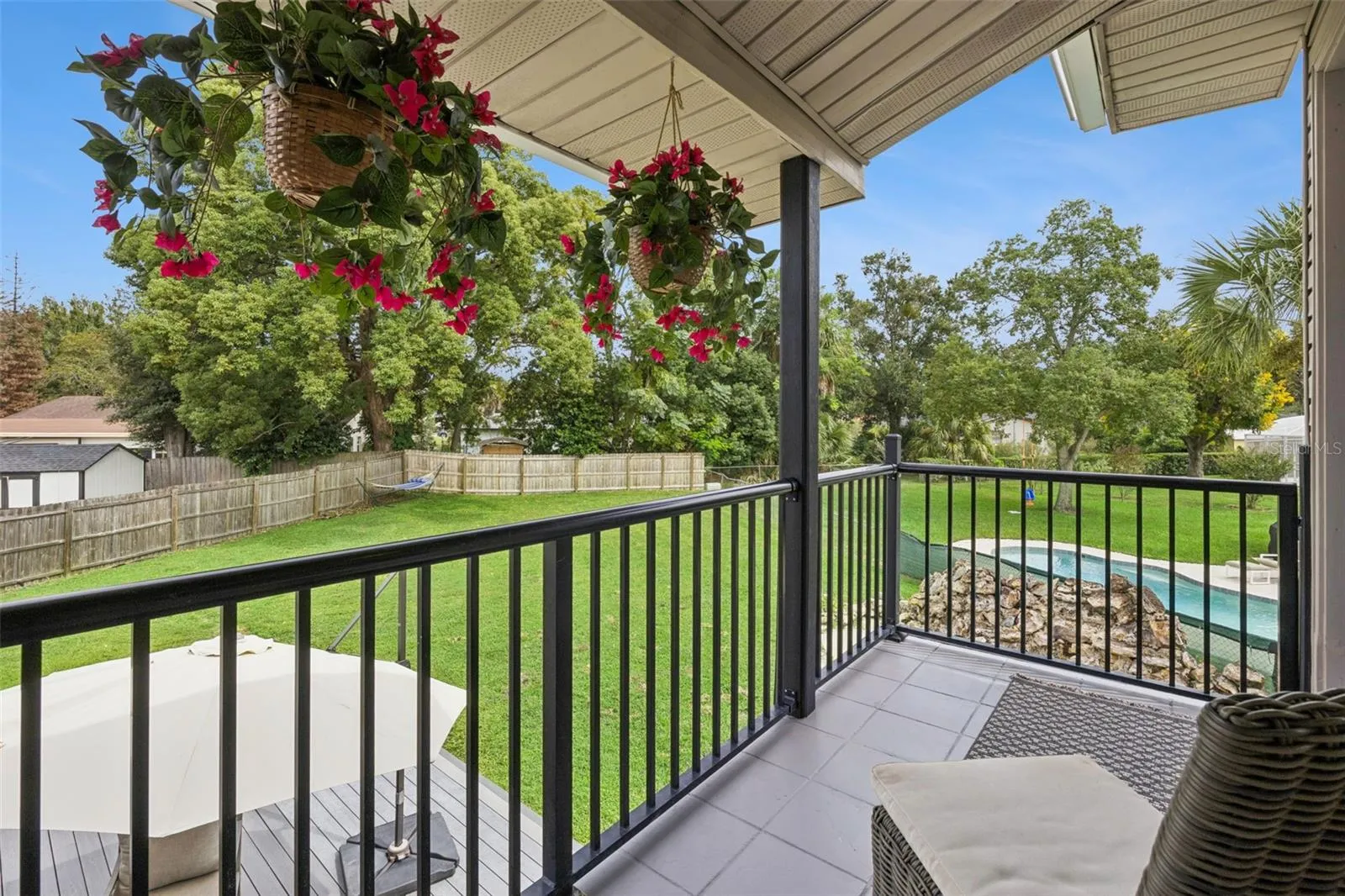 Balcony off primary suite