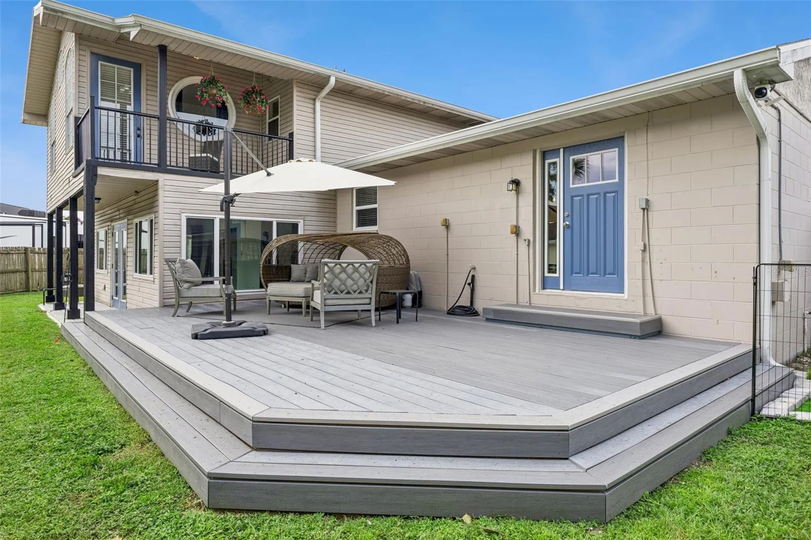Deck area