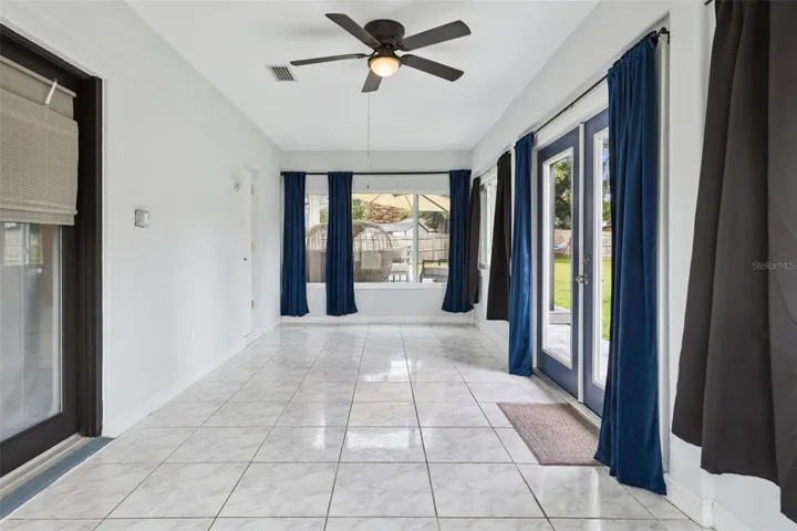 Florida room under AC
