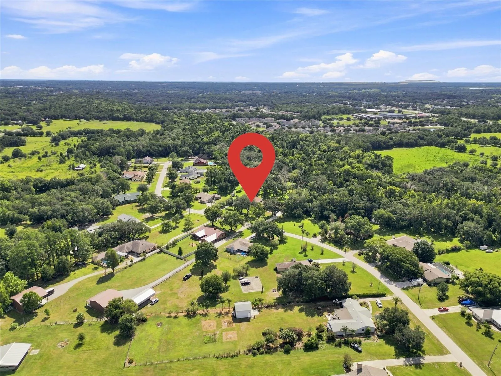 Aerial view of area