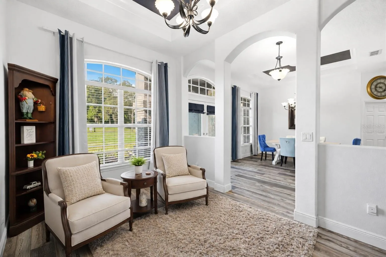 sitting room, virtually staged