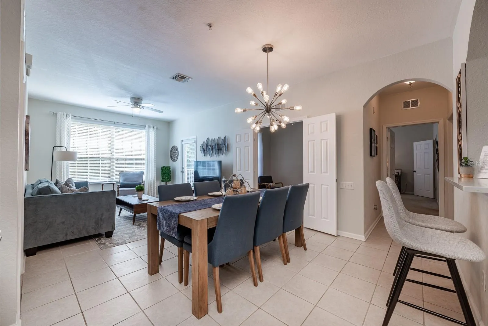 Open concept living.