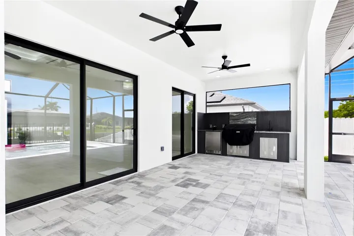 Designed for the ultimate SWFL LIFESTYLE—enjoy effortless indoor-outdoor living, poolside gatherings, waterfront views &amp; BBQs under the spacious covered lanai.