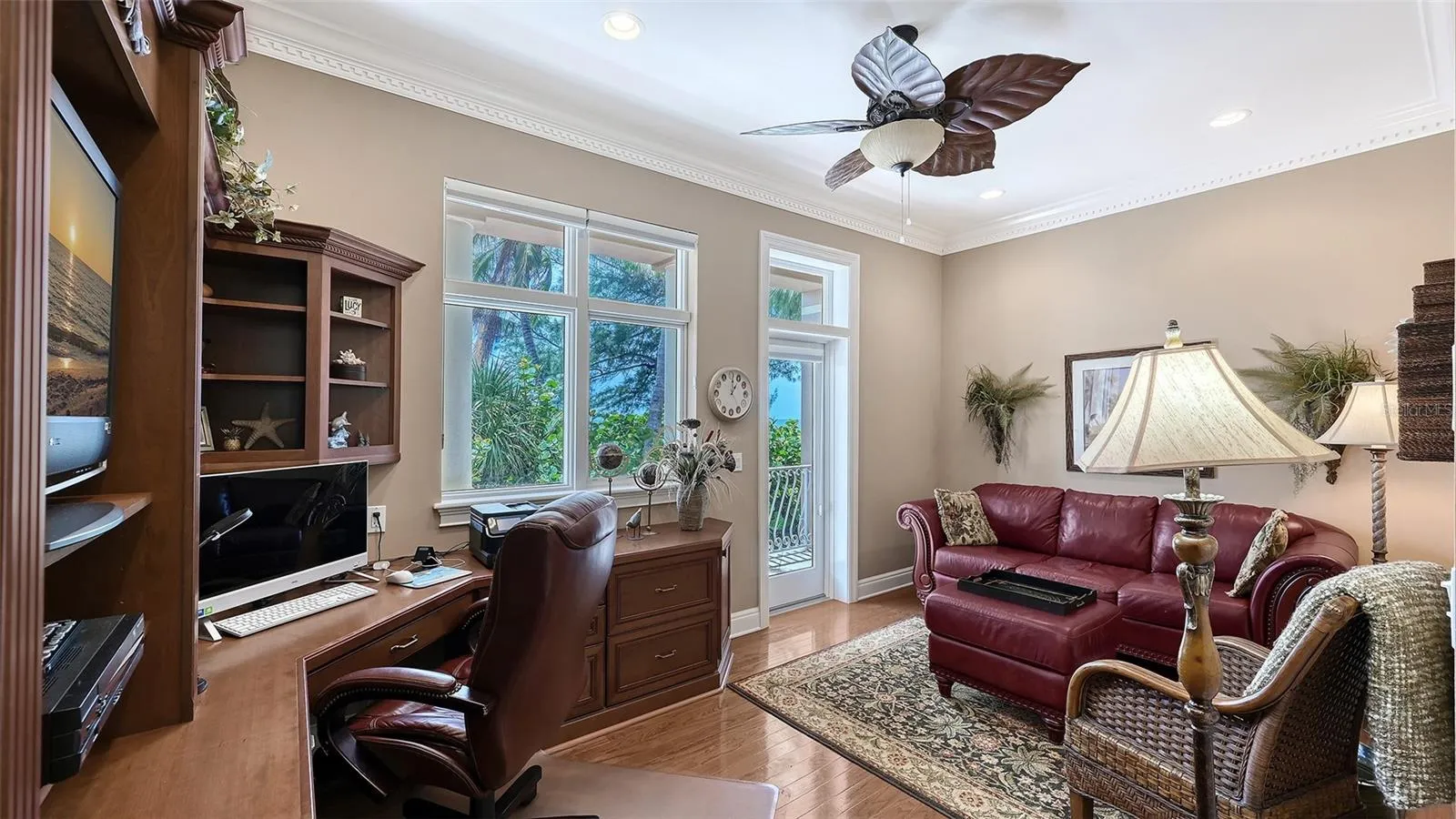 Room for a sofa sleeper for overnight guests.