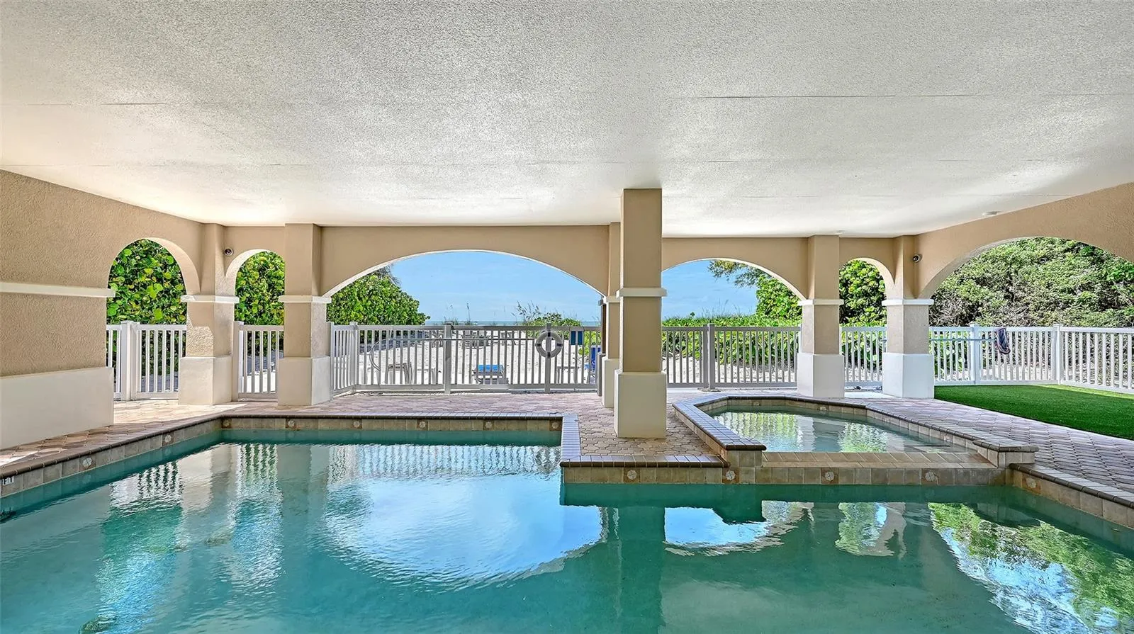 Imagine floating here while you watch the sunset over the gulf.