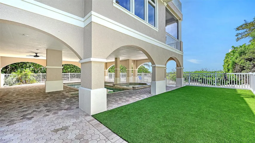 Great space for a game of cornhole.
