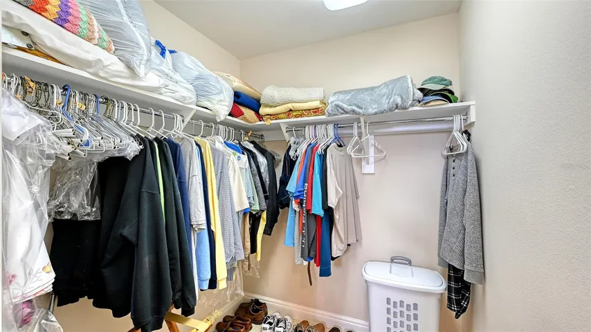 Dual separate closets