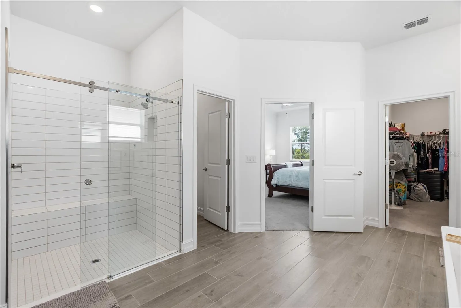 Oversized walk in shower