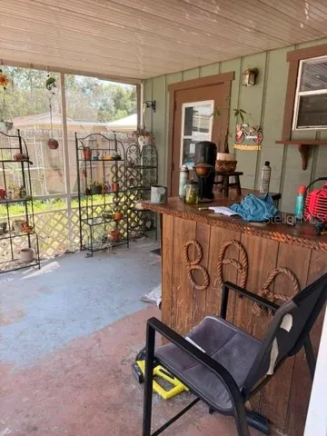 Covered Back porch
