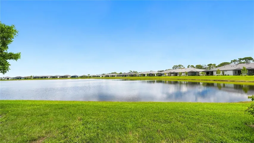 backyard with lake view