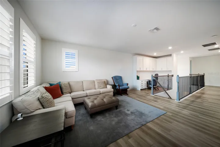 2nd Floor Loft and Built-in Work Station