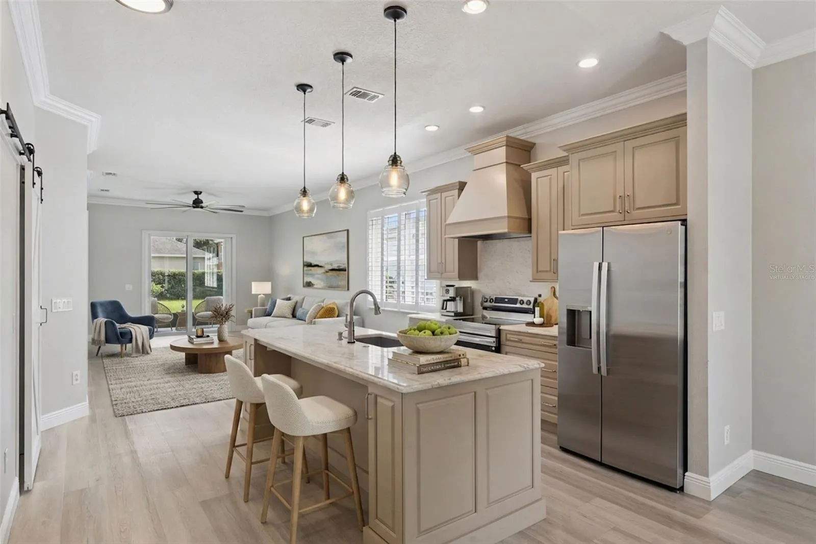 Virtually Staged.  Welcome Home!  Luxury Vinyl flooring throughout (2026) All new kitchen appliances (2026)  Cabinets have been freshly painted (2026)