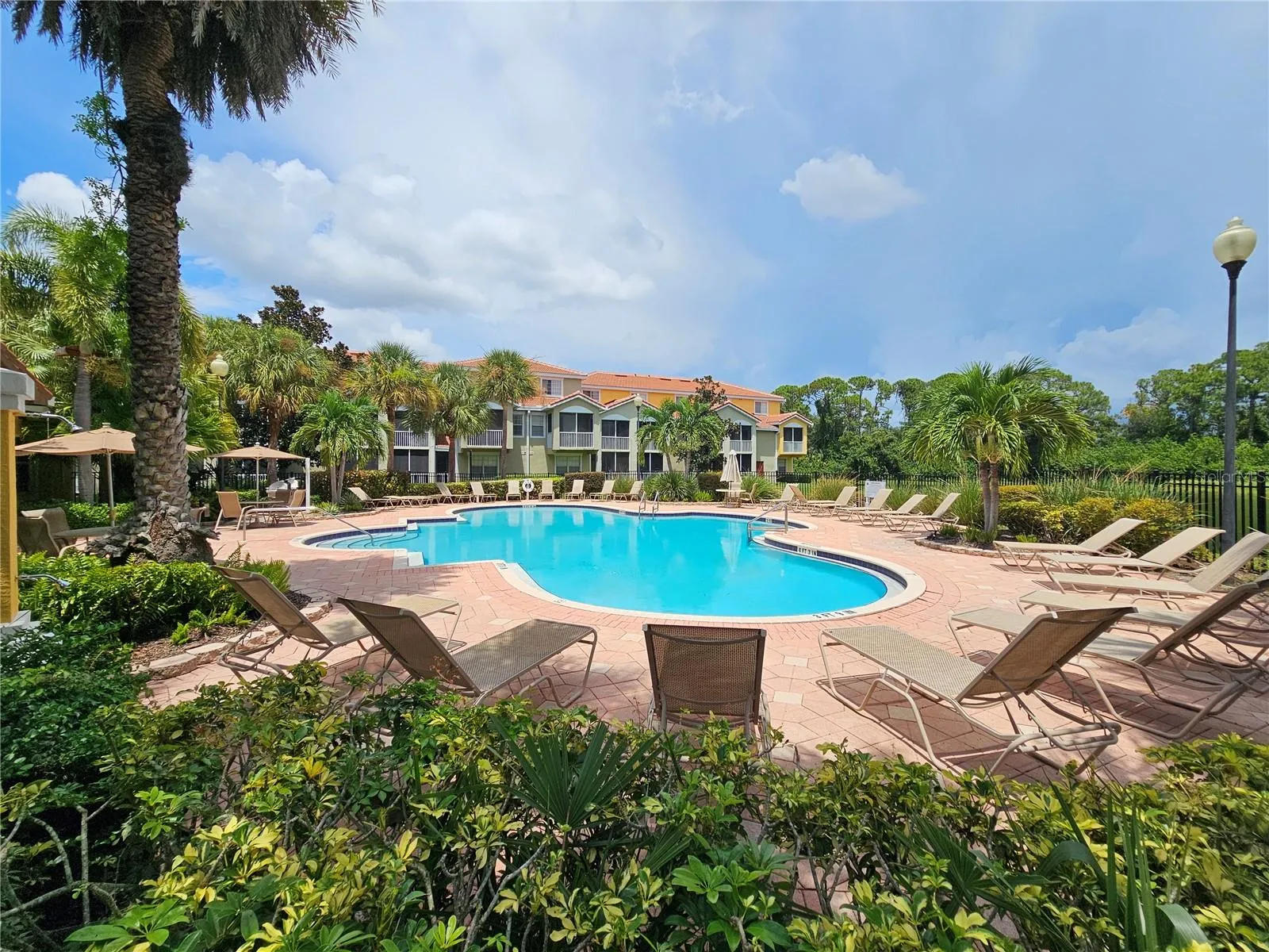 Secondary pool directly across from unit