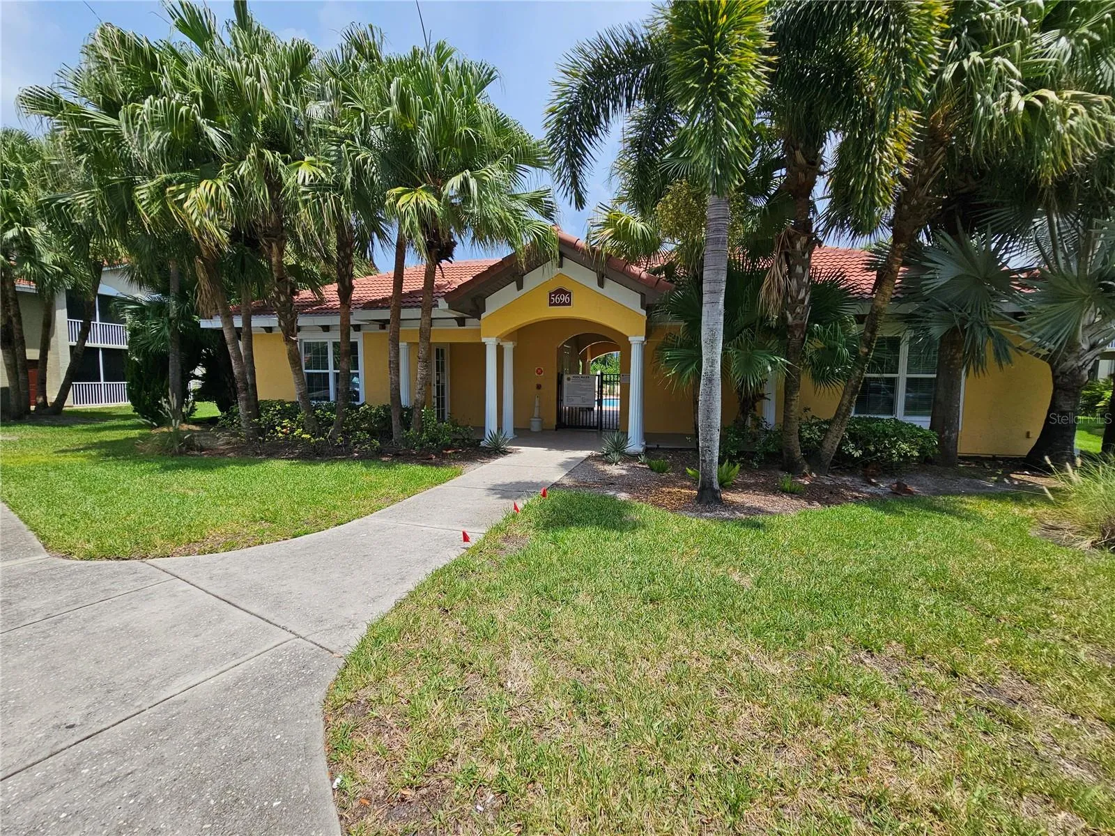 Secondary clubhouse directly across from unit