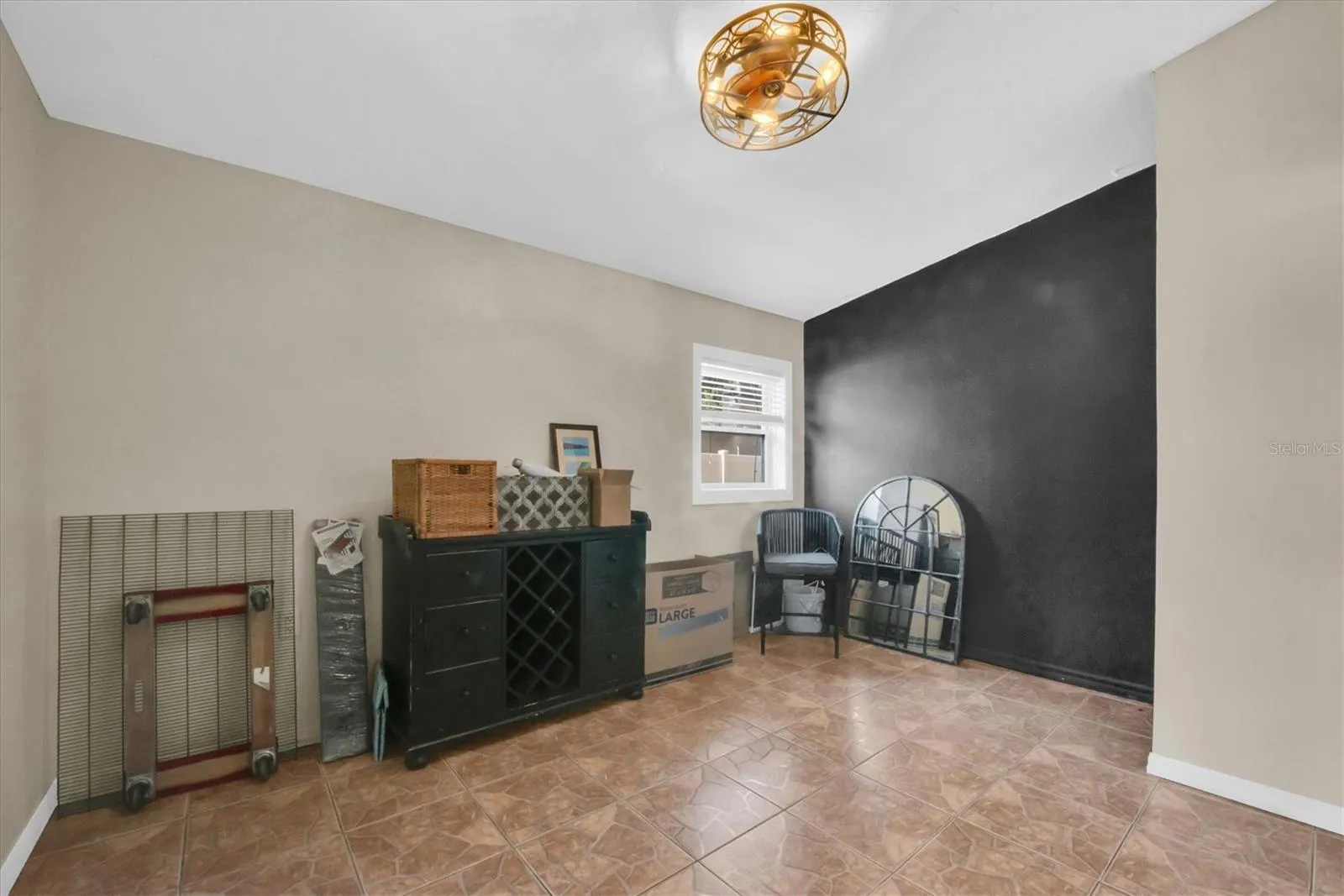 Bonus room at the front of the house