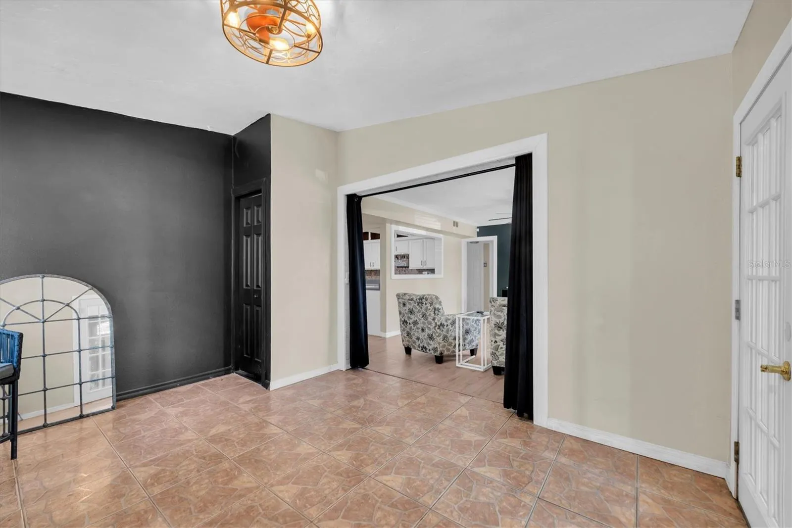 Bonus room that leads to the living room