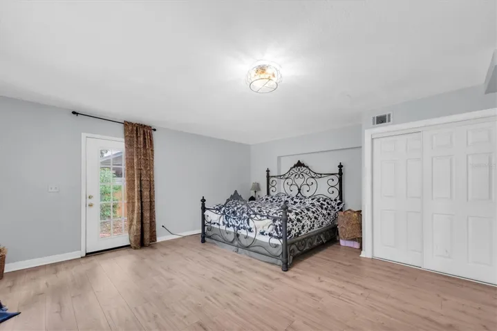 Spacious primary bedroom