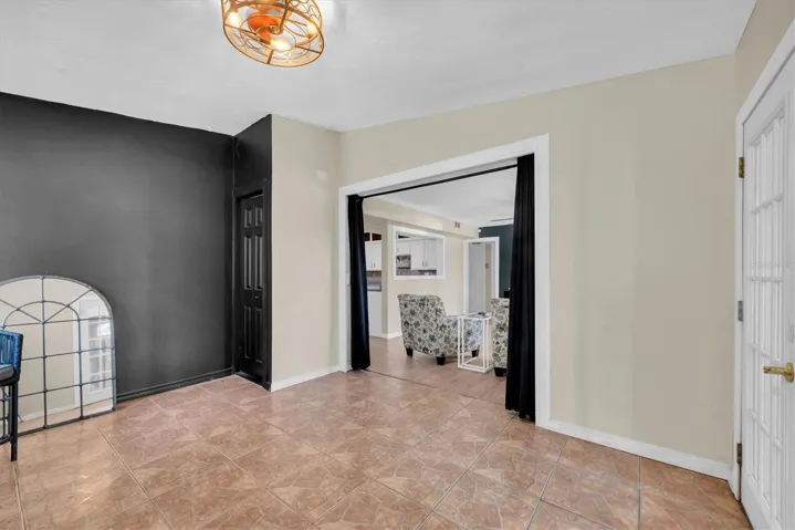 Bonus room that leads to the living room
