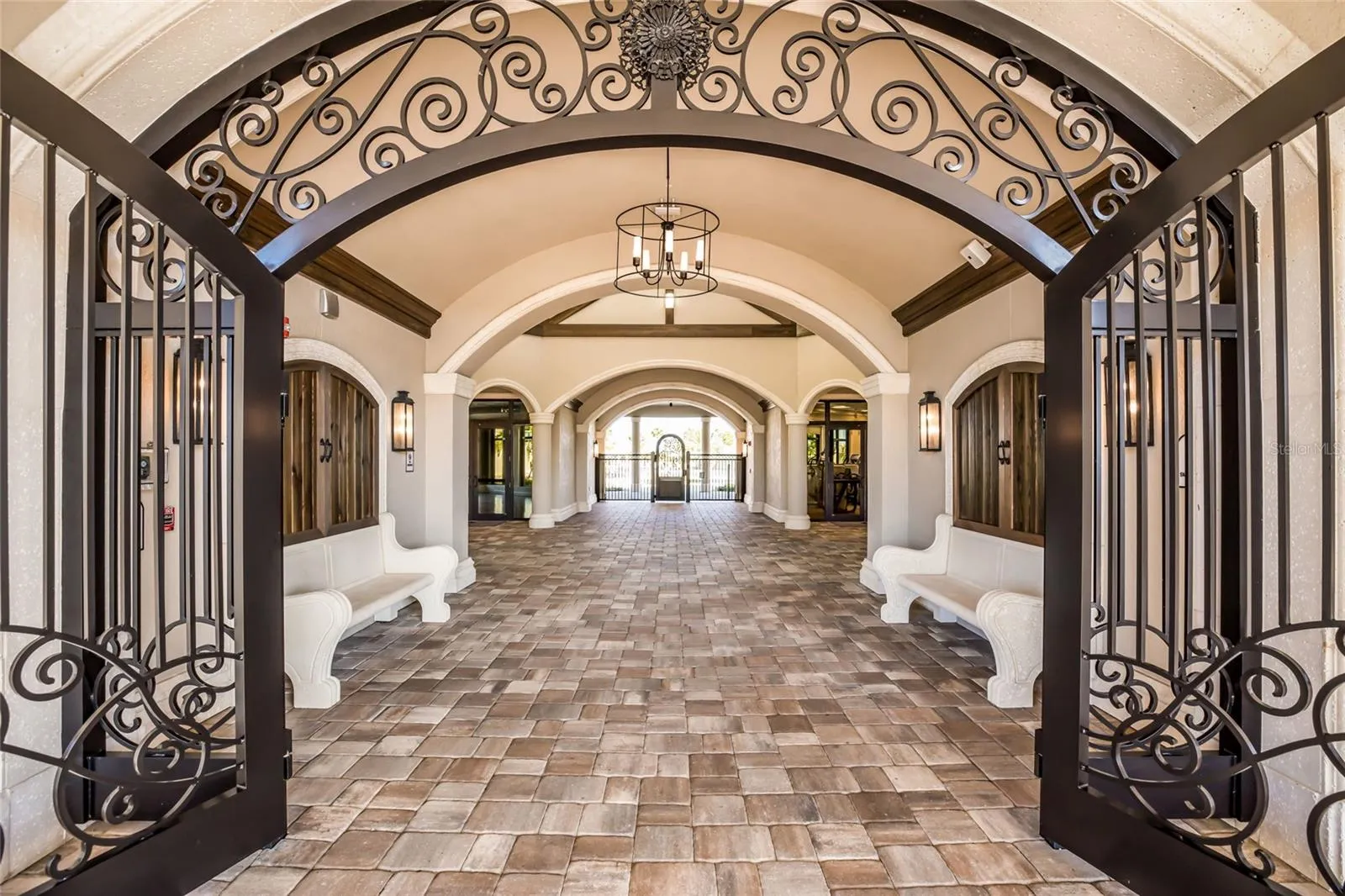 Entry to Amenities Center