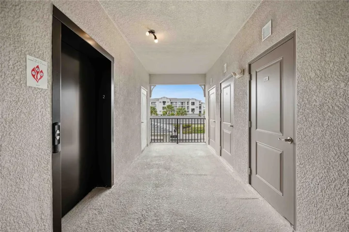 Elevator to unit #205