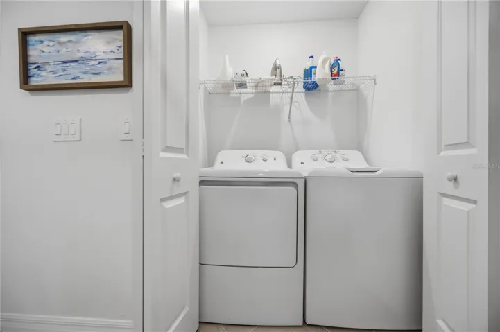 Inside laundry
