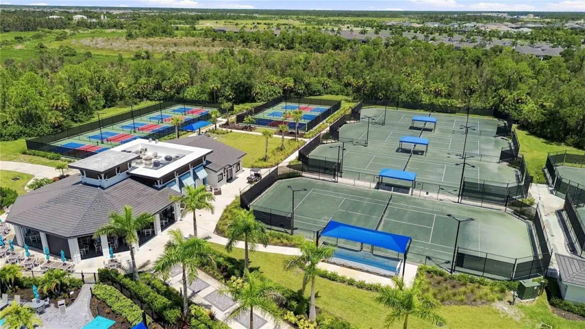Tennis and pickelball courts