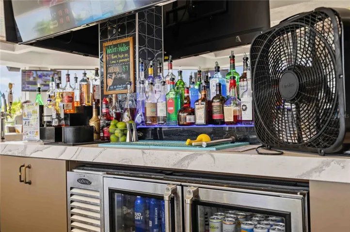 Tiki Bar by the pool