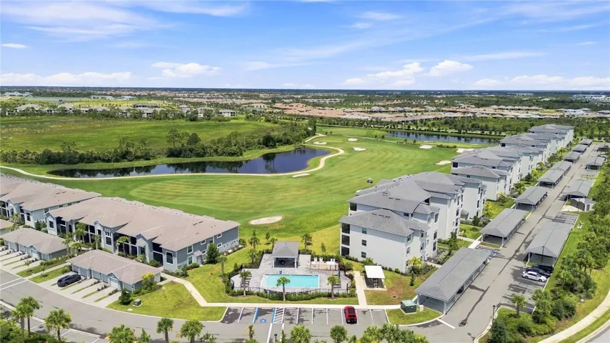 Ariel view of neighborhood