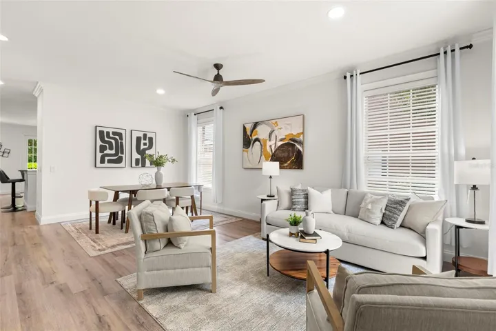 Spacious Living Room/Dining Room